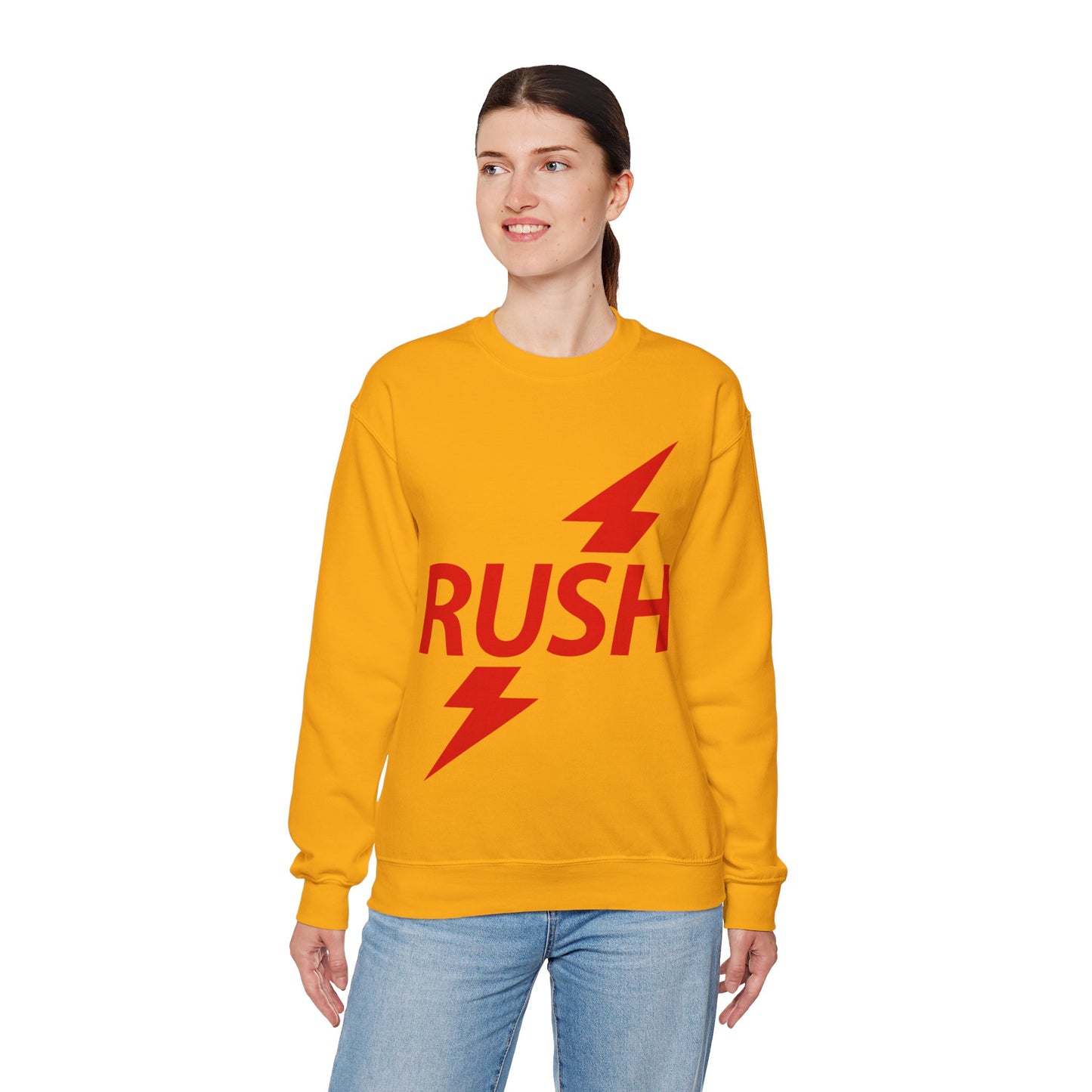 Rush Poppers Sweatshirt (Logo with Vintage Print Effect)