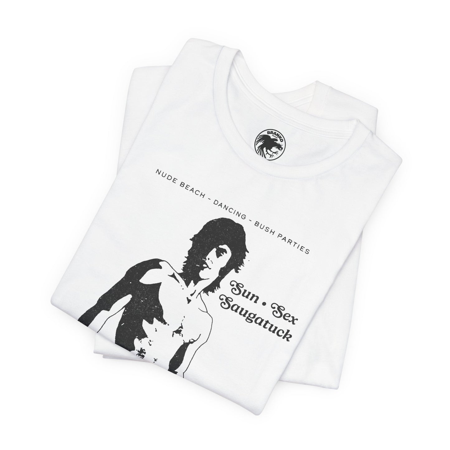 Saugatuck Lodges (Replica Souvenir T-Shirt/Michigan Gay Resort/60's to 80's)