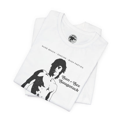 Saugatuck Lodges (Replica Souvenir T-Shirt/Michigan Gay Resort/60's to 80's)