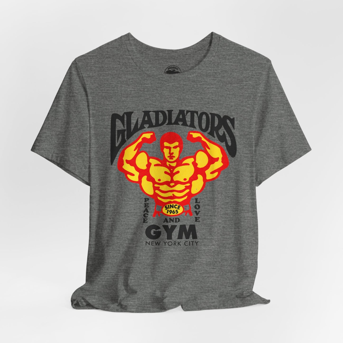 Gladiators Gym (Replica Promo Tee/New York City Gym/Lower East Side Icon and Landmark)