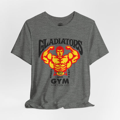 Gladiators Gym (Replica Promo Tee/New York City Gym/Lower East Side Icon and Landmark)