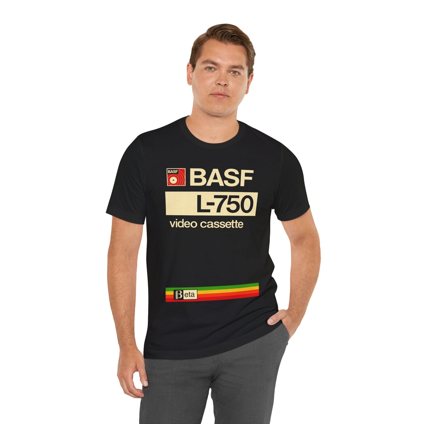 BASF Video Cassette (Beta Logo T-Shirt/80's Throwback Tee)