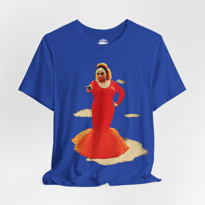 Pink Flamingos (Oversized Divine Graphic with Vintage Print Effect/John Waters)