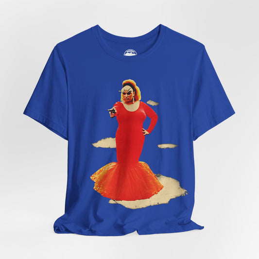 Pink Flamingos (Oversized Divine Graphic with Vintage Print Effect/John Waters)