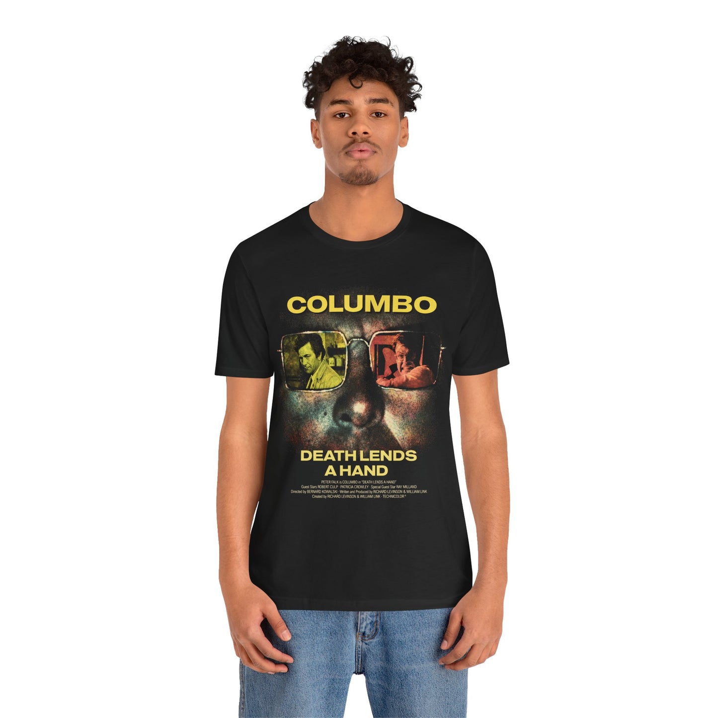 Columbo (Death Lends a Hand/Large Graphic with Vintage Print Effect/Robert Culp/Peter Falk)