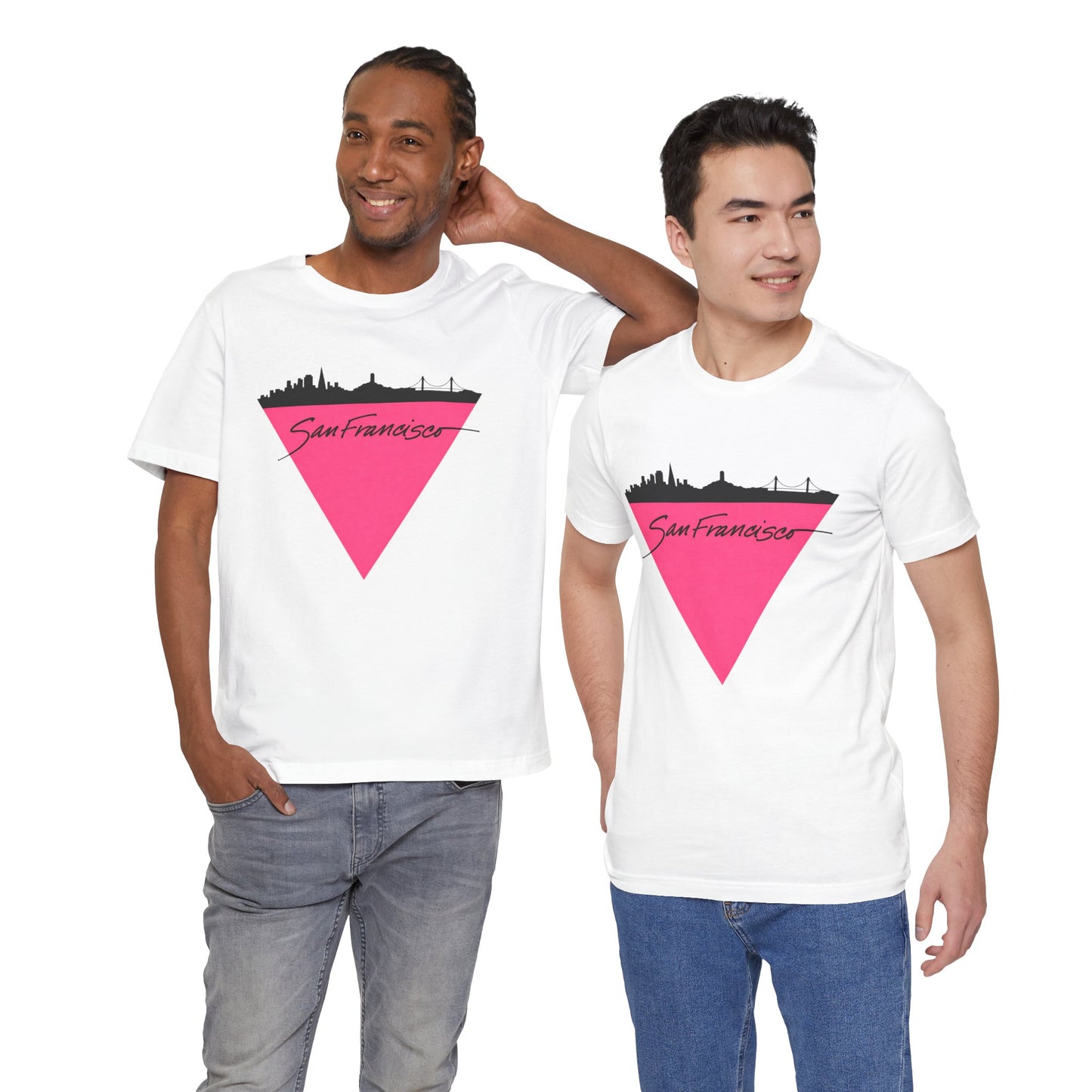 San Francisco (Replica 80's Pink Triangle Gay Pride Tee)