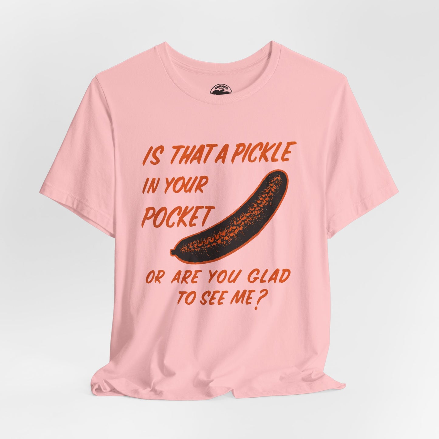Is That a Pickle in Your Pocket... (Replica 70's Iron-On Transfer Graphic)
