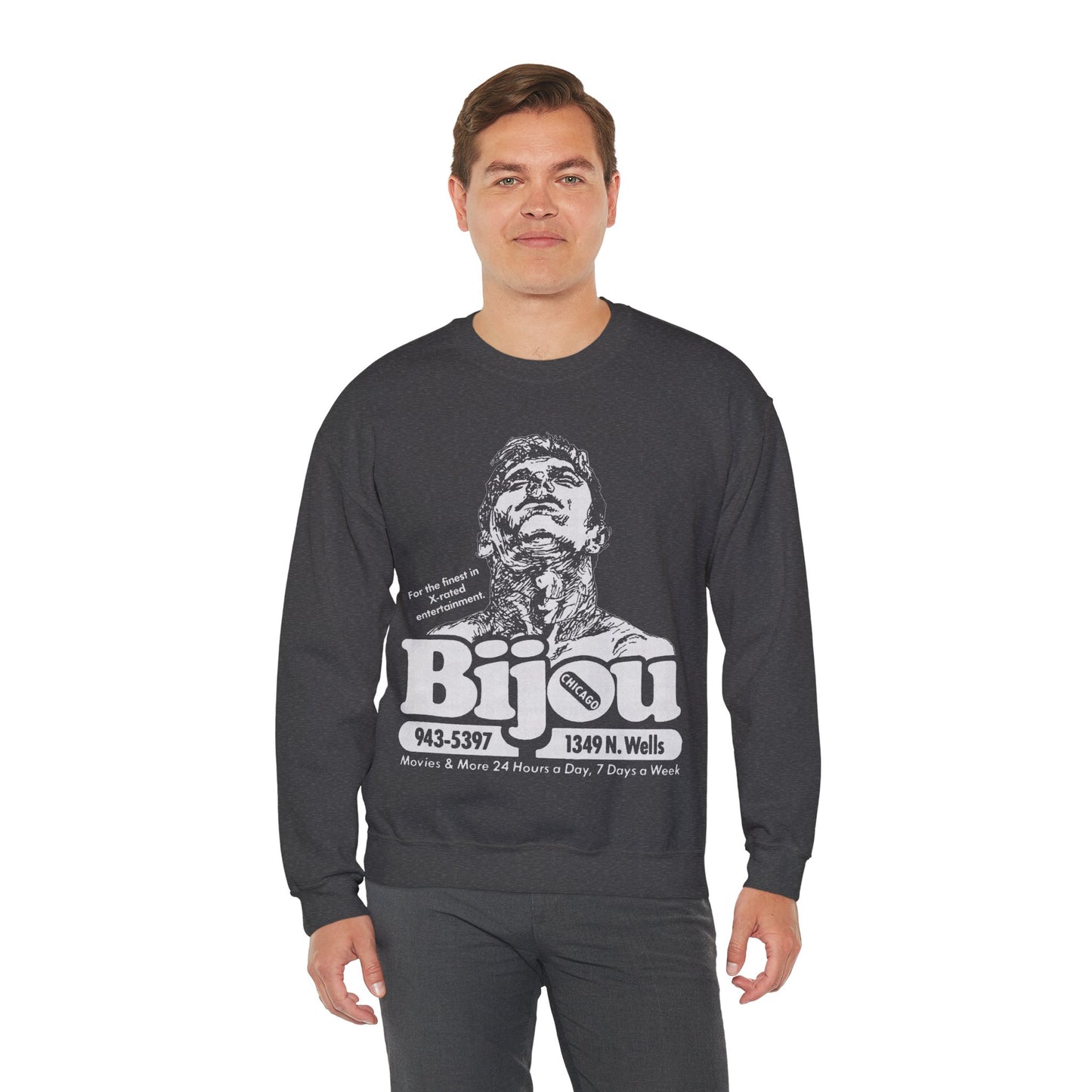 Bijou Theater Chicago Sweatshirt (Chicago Gay Porno Theater/1970-2015)