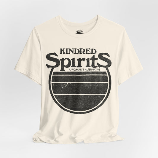 Kindred Spirits (Houston Lesbian Bar/1980-1989/Logo with Vintage Print Effect)
