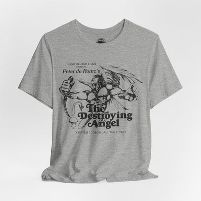The Destroying Angel (Classic 70's Gay Adult Film/Replica Promo Shirt/Peter de Rome/Vintage Gay Porno)