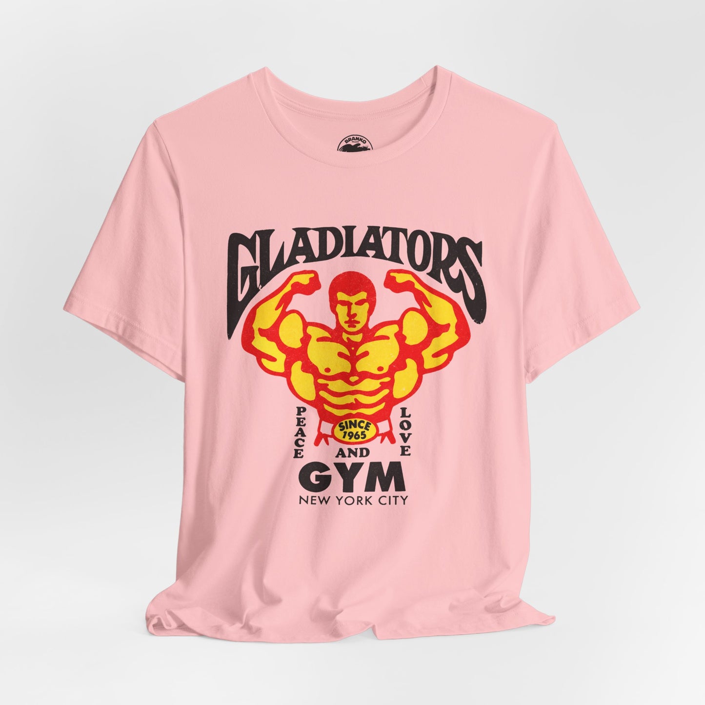 Gladiators Gym (Replica Promo Tee/New York City Gym/Lower East Side Icon and Landmark)