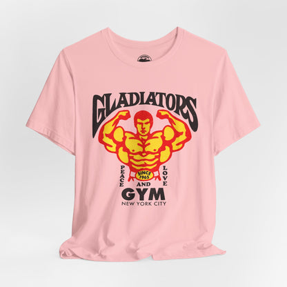Gladiators Gym (Replica Promo Tee/New York City Gym/Lower East Side Icon and Landmark)