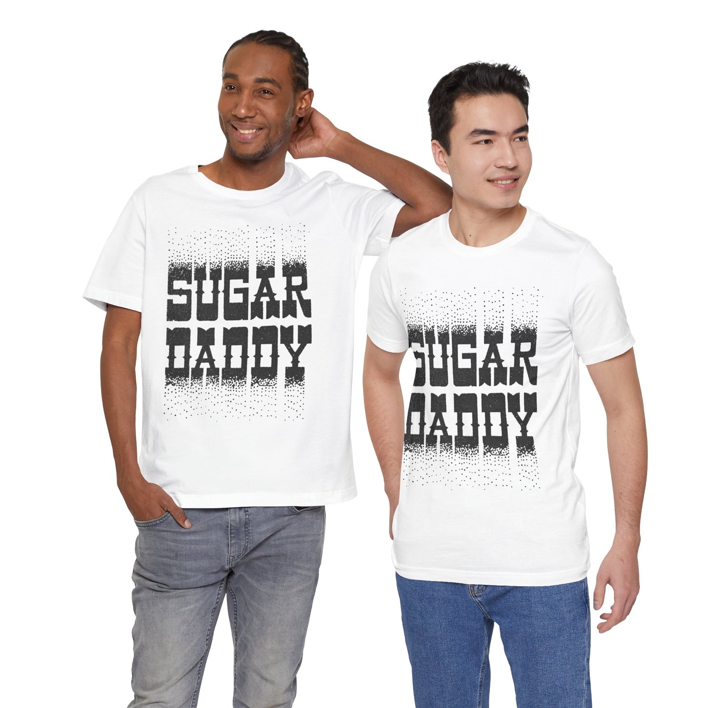 Sugar Daddy (Replica 70's Iron on Transfer Graphic with Vintage Print Effect/Gay Daddy)