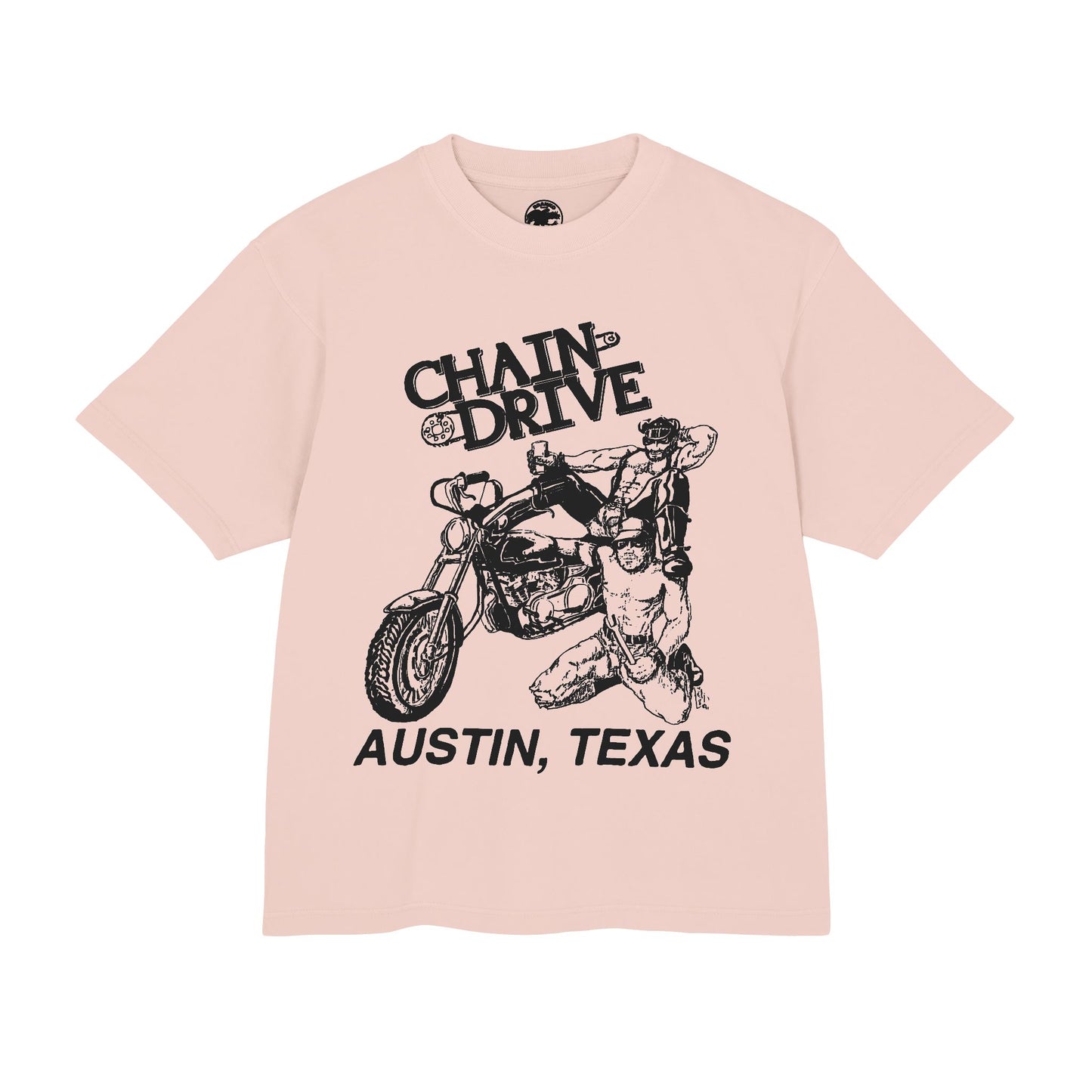 Chain Drive Austin (Special Edition Boxy Heavy Tee/260 GSM/100% Combed Cotton)
