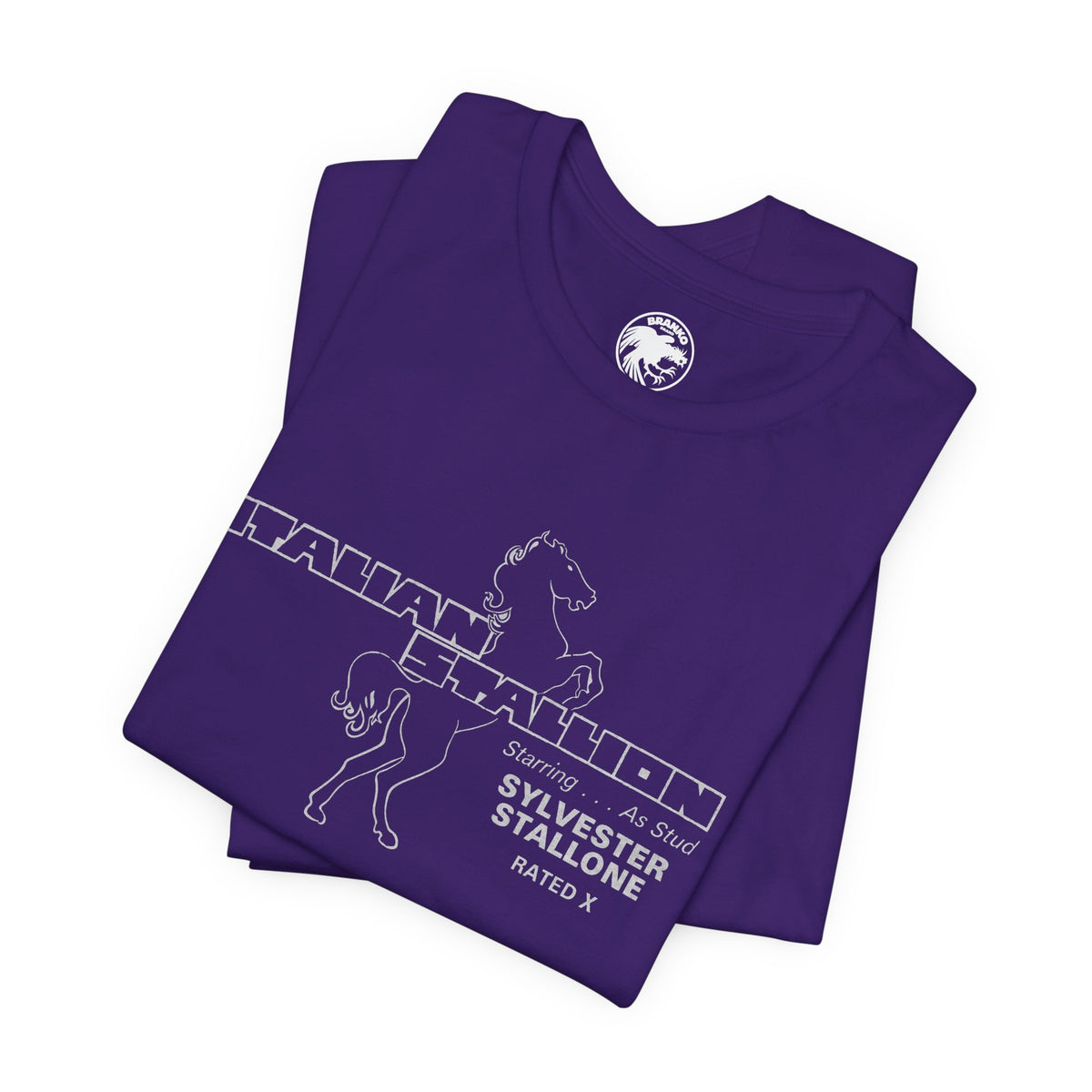 Italian Stallion/The Party at Kitty and Stud's (Replica 70's Promo Tee/Stallone Adult Film)