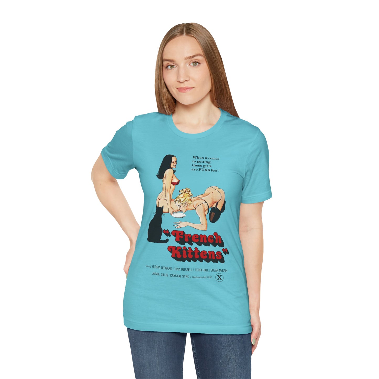 French Kittens (1977 Adult Film/Vintage Porn Shirt)