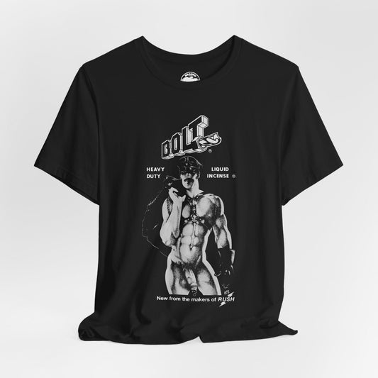 Bolt Poppers (70's Ad featuring Rex artwork/Gay Poppers Shirt)