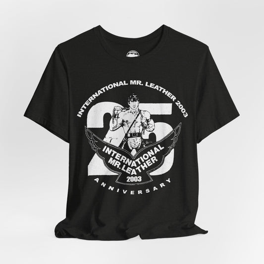 2003 International Mr. Leather (Replica 25th Anniversary Promo Shirt/Gay Leather Contest/Leatherman)