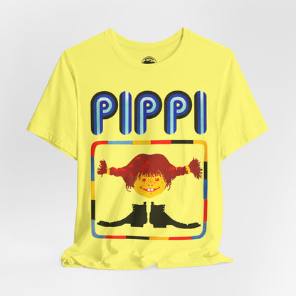 Pippi Longstocking (Graphic with Vintage Print Effect)