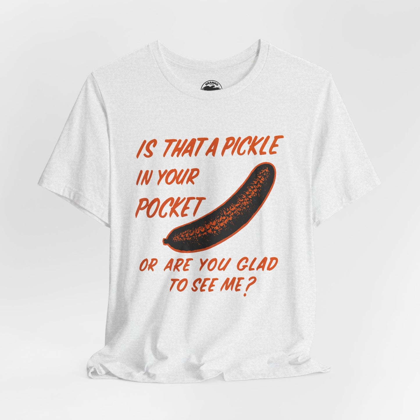 Is That a Pickle in Your Pocket... (Replica 70's Iron-On Transfer Graphic)