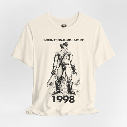 1998 International Mr. Leather (Replica Promo Shirt/Gay Leatherman Contest/Vintage Gay Leather)