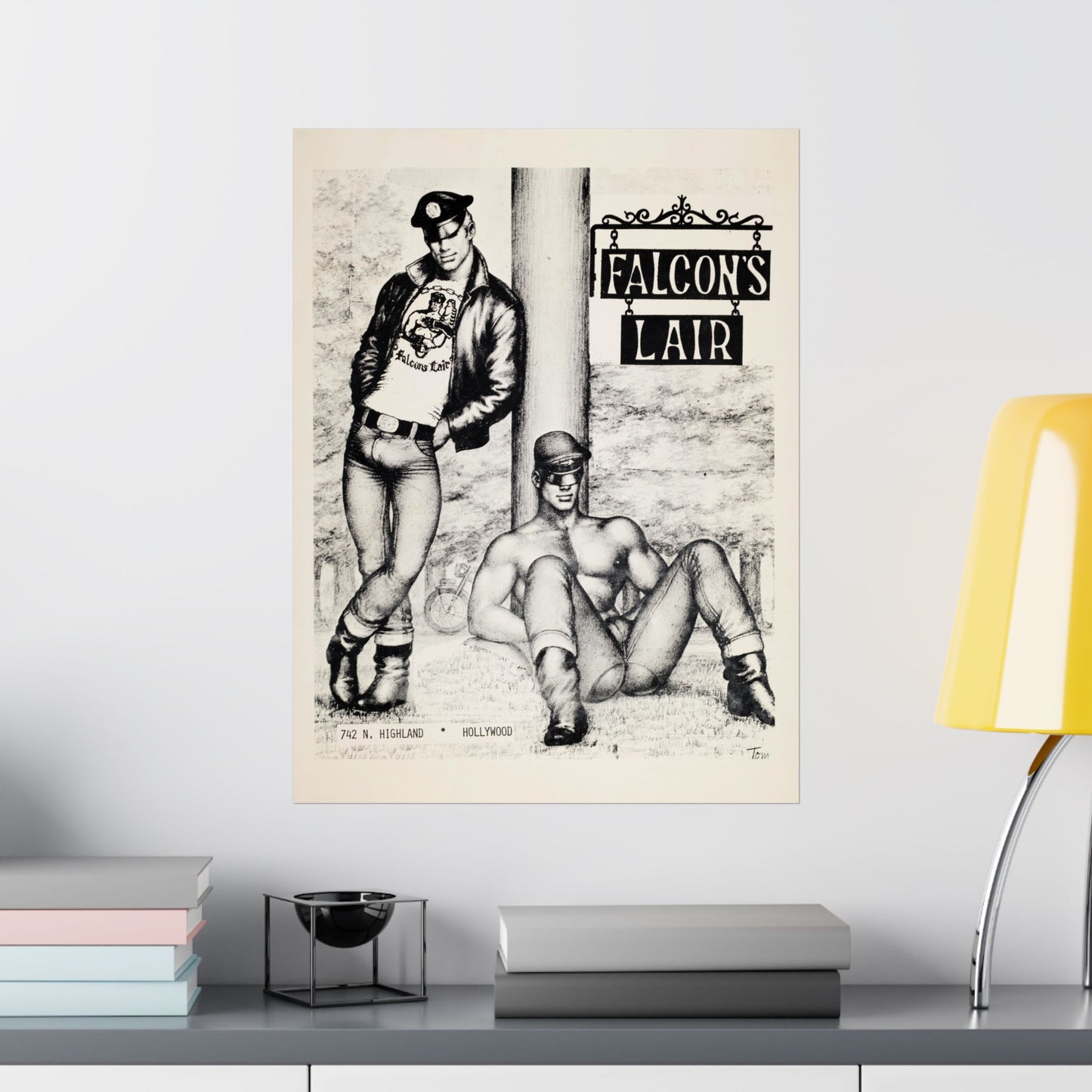 Falcon's Lair Poster (Hollywood Leather Bar 60's to 80's)