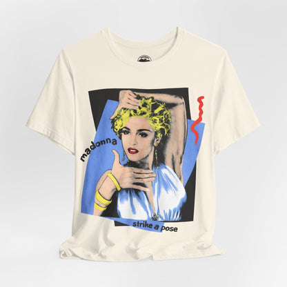 Madonna (Replica “Strike a Pose” Vogue Shirt/Blond Ambition Tour/1990/Madonna Strike a Pose Shirt)