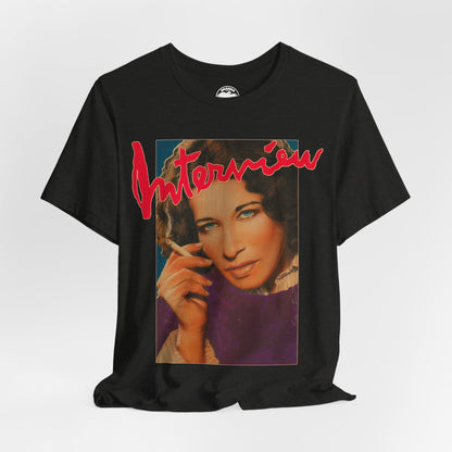 Fran Lebowitz (Interview Magazine Cover with Vintage Print Effect)