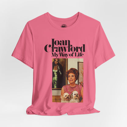 Joan Crawford (My Way of Life Cover Art Tee/1971)