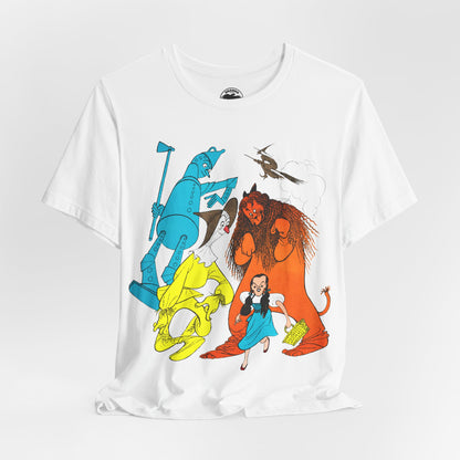 Wizard of Oz (Al Hirschfeld Color Illustration with Vintage Print Effect)