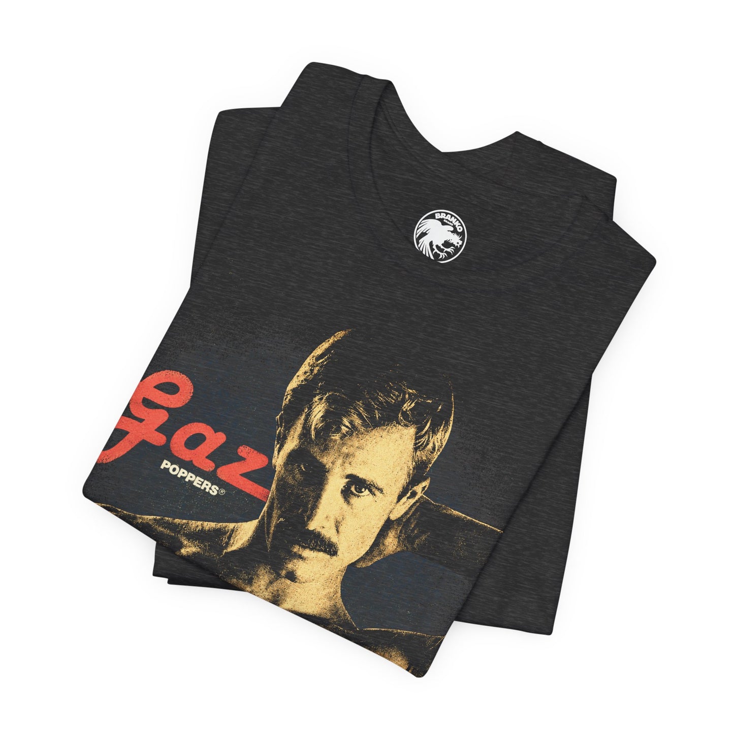 Gaz Poppers (80's Poppers Ad with Vintage Rock Tee Effect)