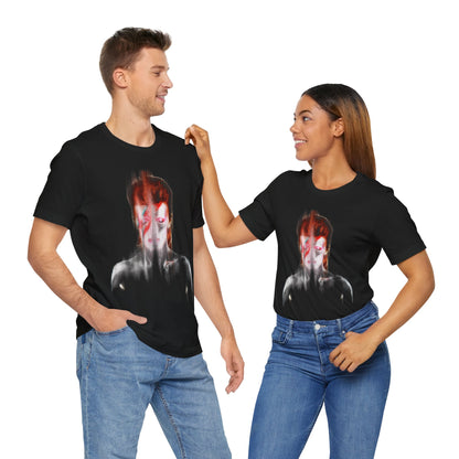 David Bowie (Aladdin Sane Imaage with Dust Effect/Ziggy stardust shirt/David Bowie Shirt)