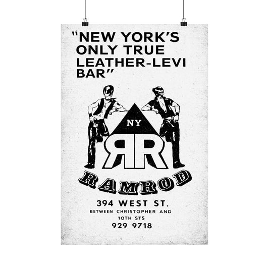 Ramrod New York Poster (Iconic New York City Leather Bar/1973-1980)