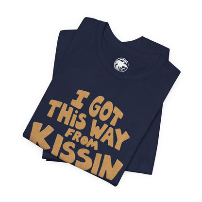 I Got This Way From Kissin’ Girls  (Replica 70's Lesbian Pride Shirt)