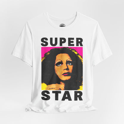 Holly Woodlawn (Large Graphic with Vintage Print Effect/Warhol's Superstars)