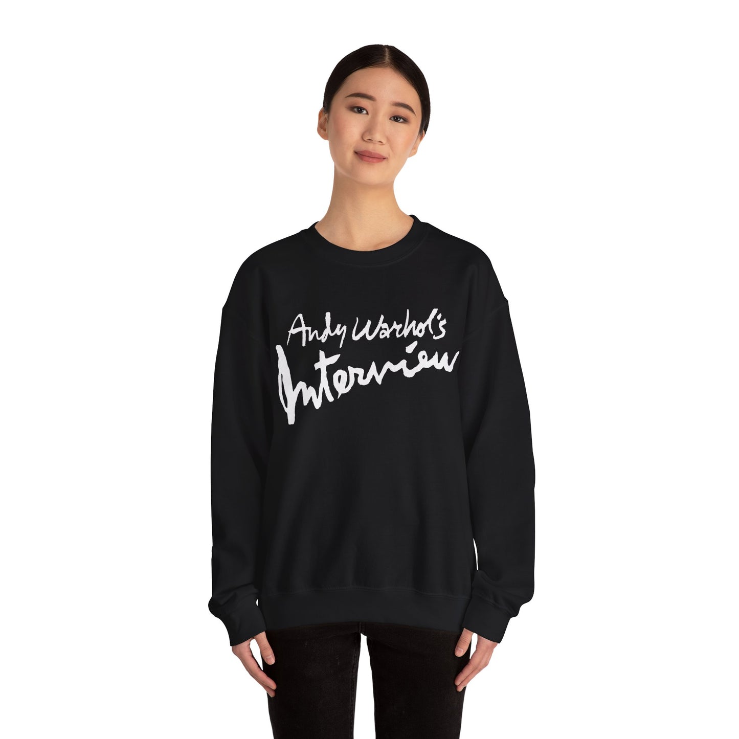 Interview Magazine Logo Sweatshirt (Replica Promo Sweatshirt/Andy Warhol's Interview Magazine)