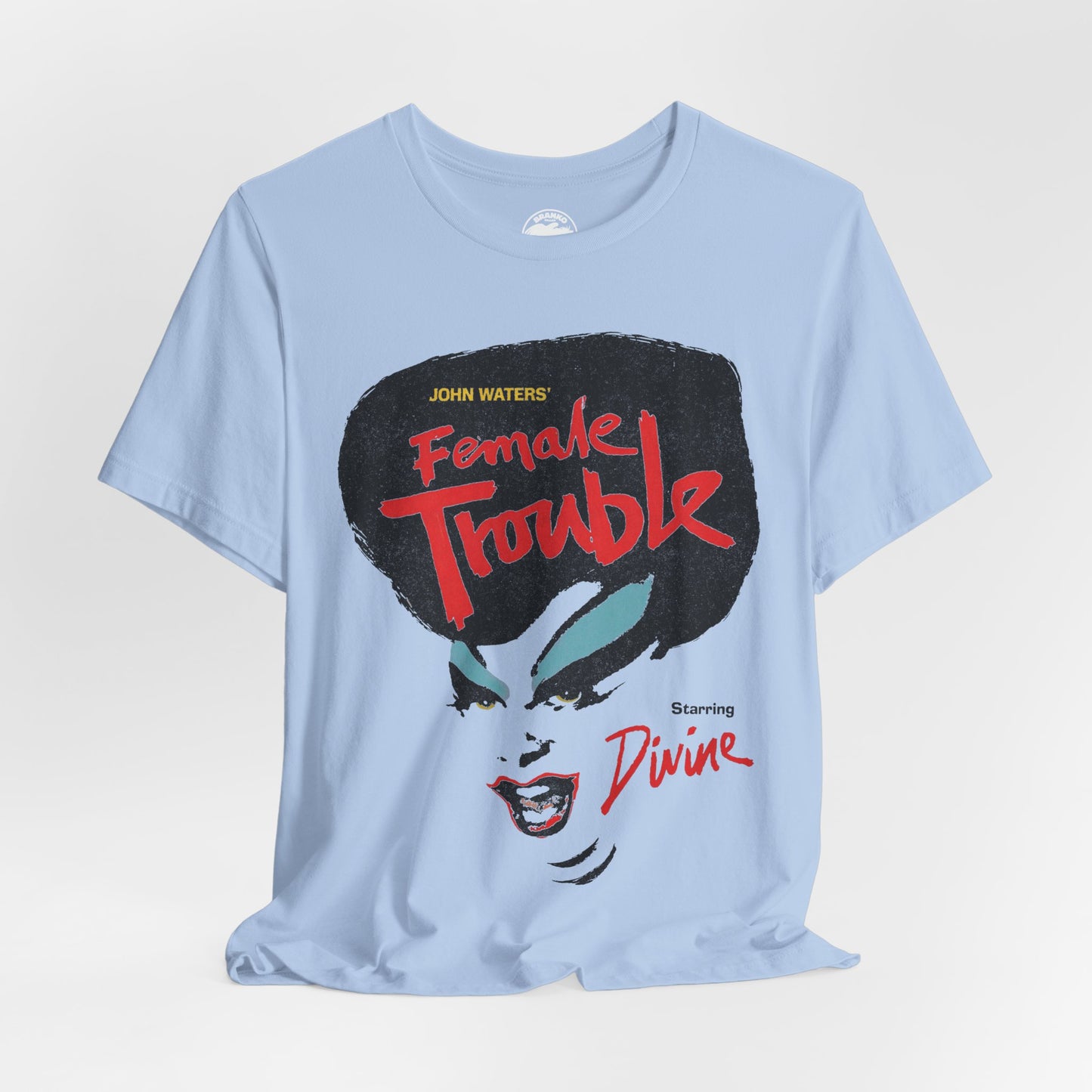 Female Trouble (John Waters/Divine/Graphic with Vintage Trashy Print Effect)