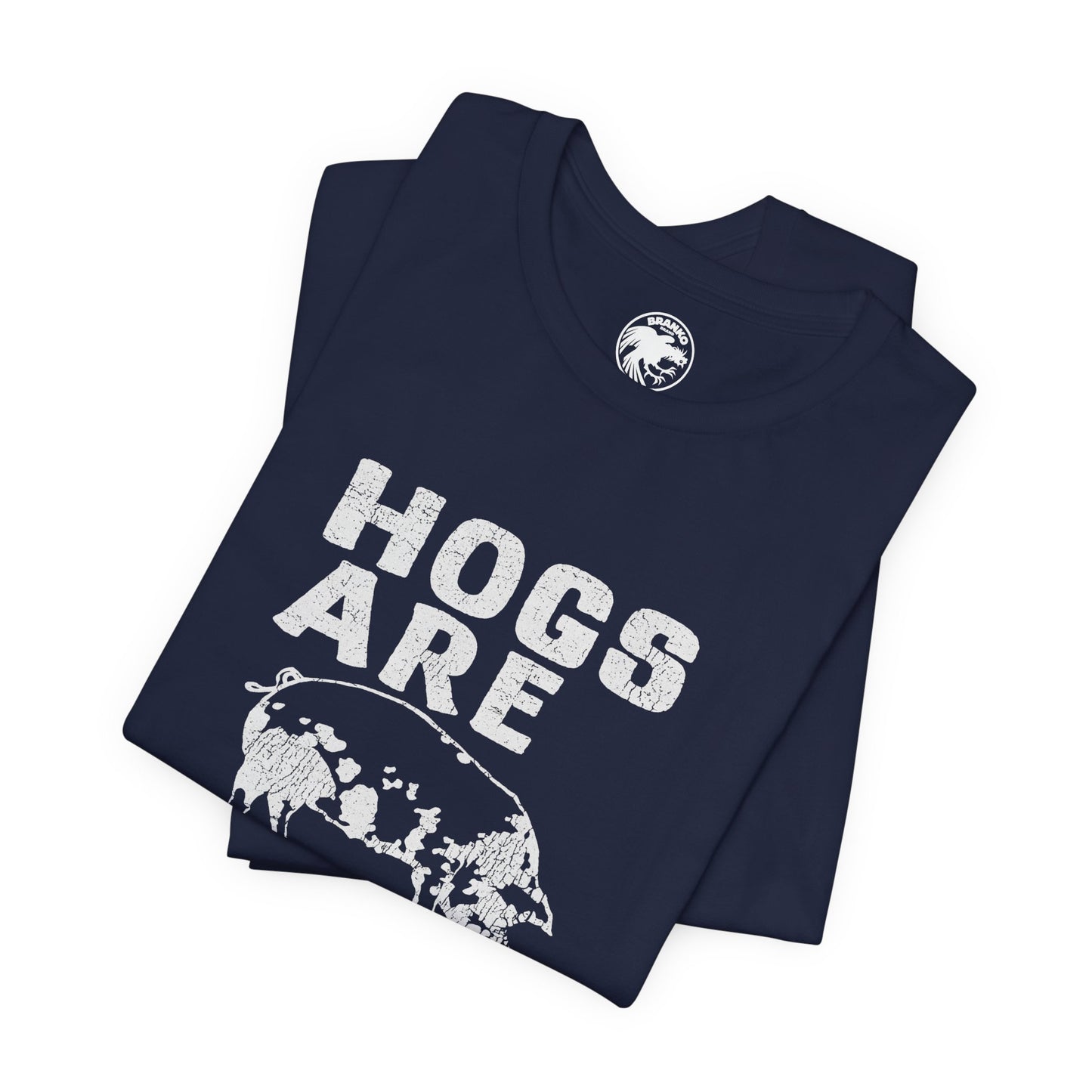 Hogs are Beautiful (Replica 70's Harley Davidson Rider Novelty Shirt)