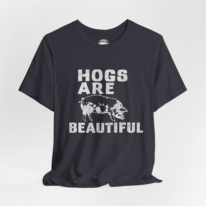 Hogs are Beautiful (Replica 70's Harley Davidson Rider Novelty Shirt)