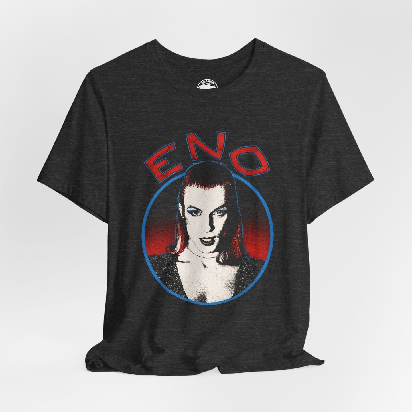 Eno (Early 70's Style Graphic Tee/Here Come the Warm Jets/Brian Eno shirt)