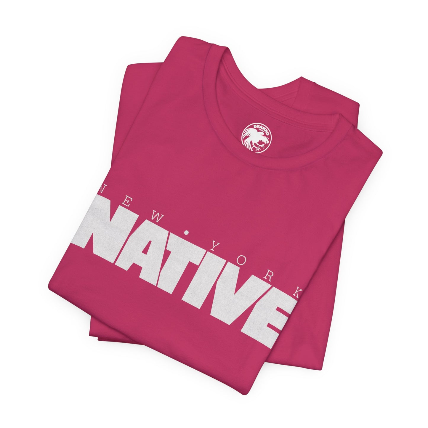 New York Native (Replica Promo T-Shirt with Vintage Print Effect/New York Gay Newspaper)