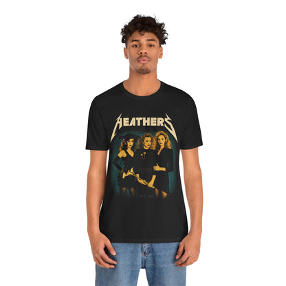 Heathers (Metal Tee Edition/Heathers Graphic with Vintage Metal Vibe)