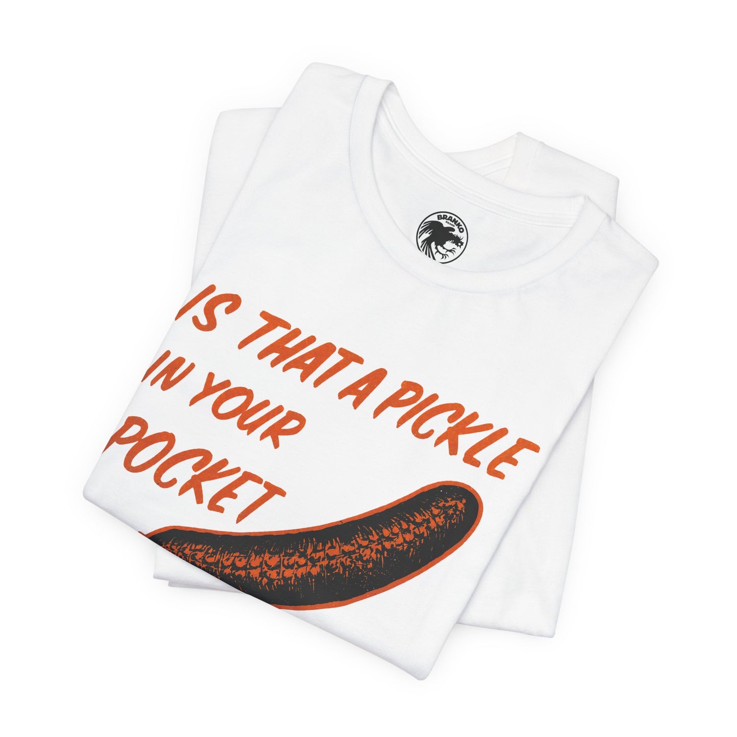 Is That a Pickle in Your Pocket... (Replica 70's Iron-On Transfer Graphic)
