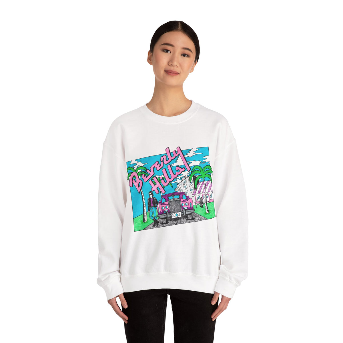 Beverly Hills Sweatshirt (Replica 80's Souvenir Sweatshirt)