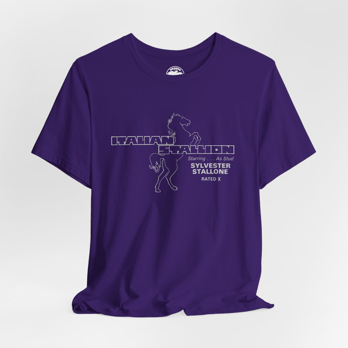 Italian Stallion/The Party at Kitty and Stud's (Replica 70's Promo Tee/Stallone Adult Film)