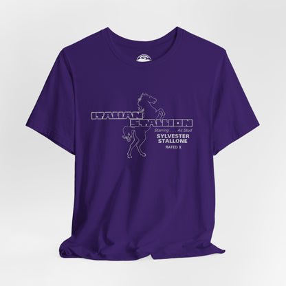 Italian Stallion/The Party at Kitty and Stud's (Replica 70's Promo Tee/Stallone Adult Film)