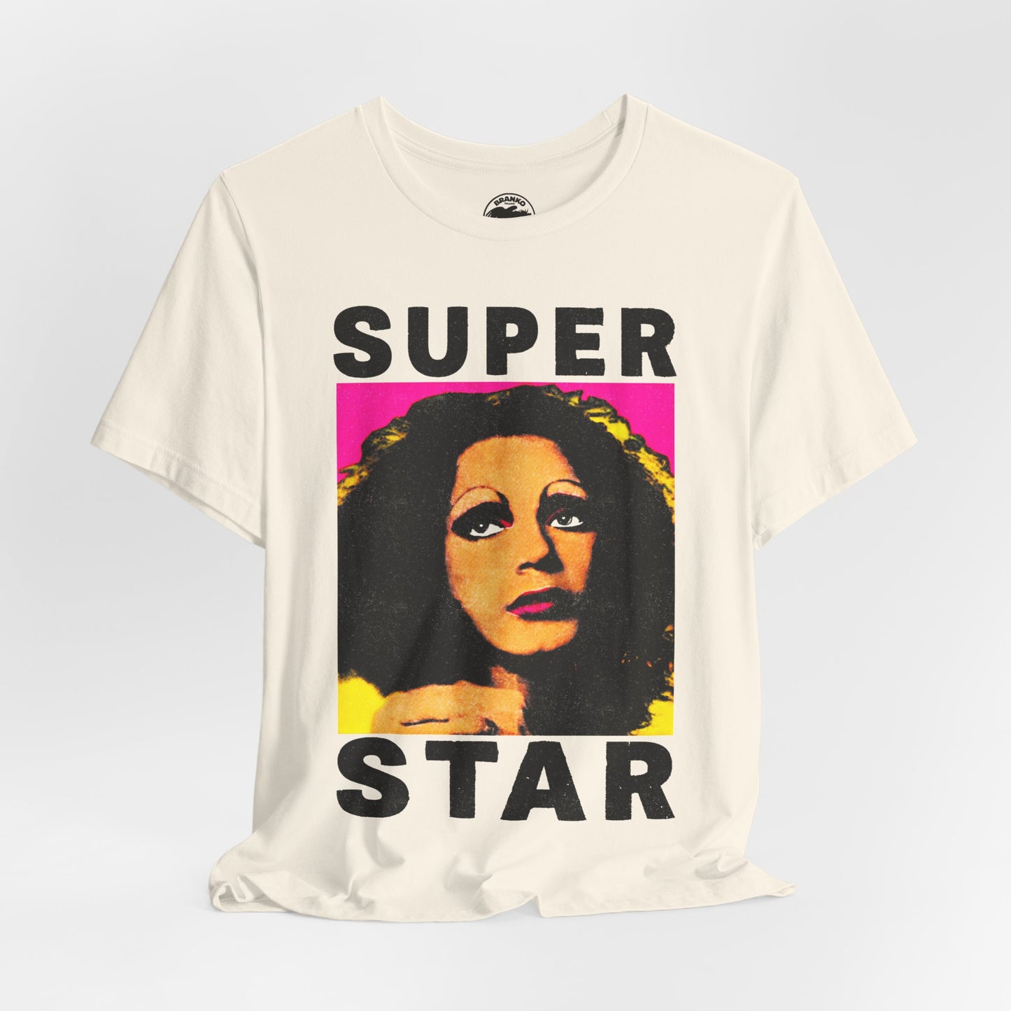 Holly Woodlawn (Large Graphic with Vintage Print Effect/Warhol's Superstars)