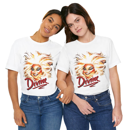Divine (Replica 80's Tee with Vintage Print Effect)