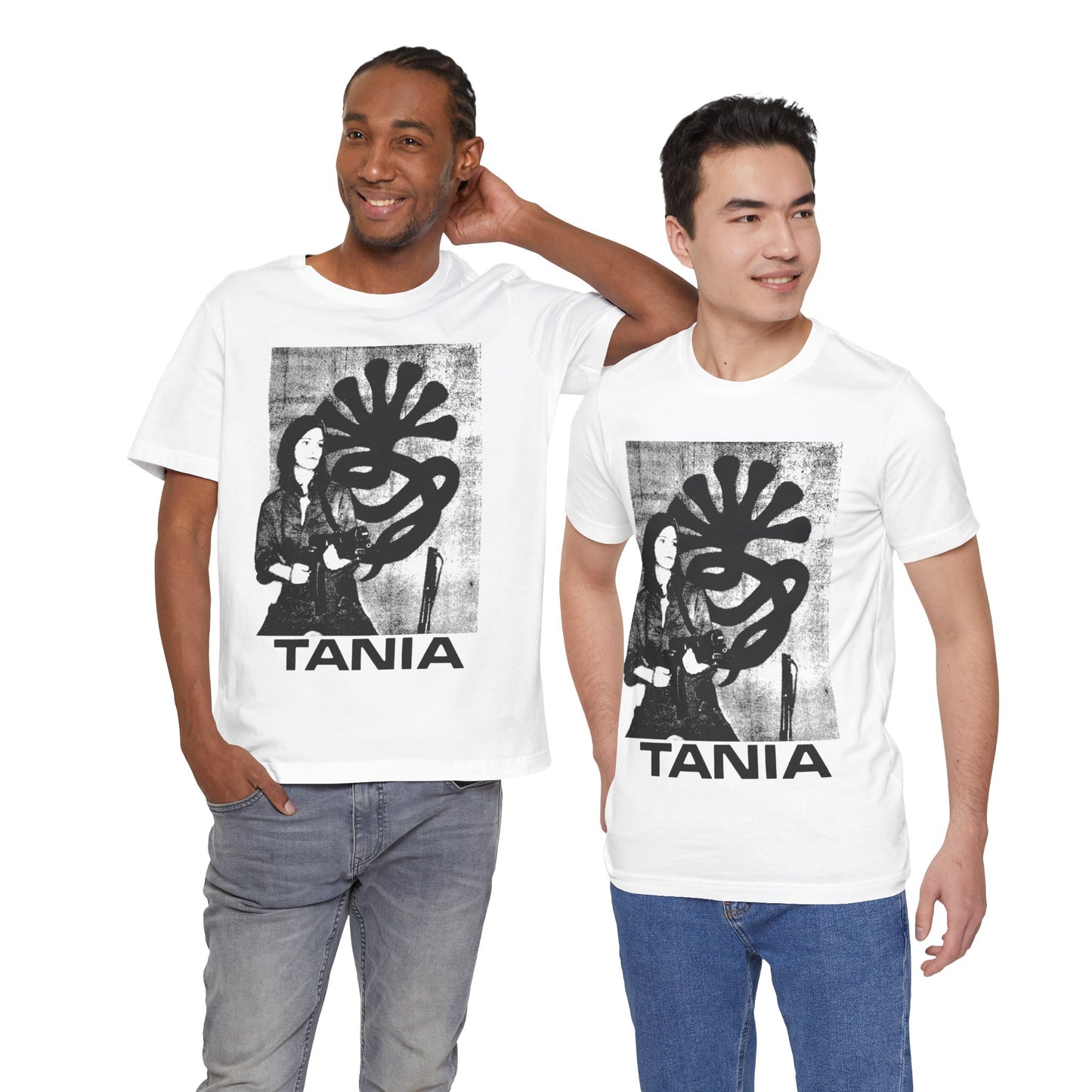 Patty Hearst as "Tania" (Graphic with Vintage Print Effect)