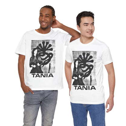 Patty Hearst as "Tania" (Graphic with Vintage Print Effect)